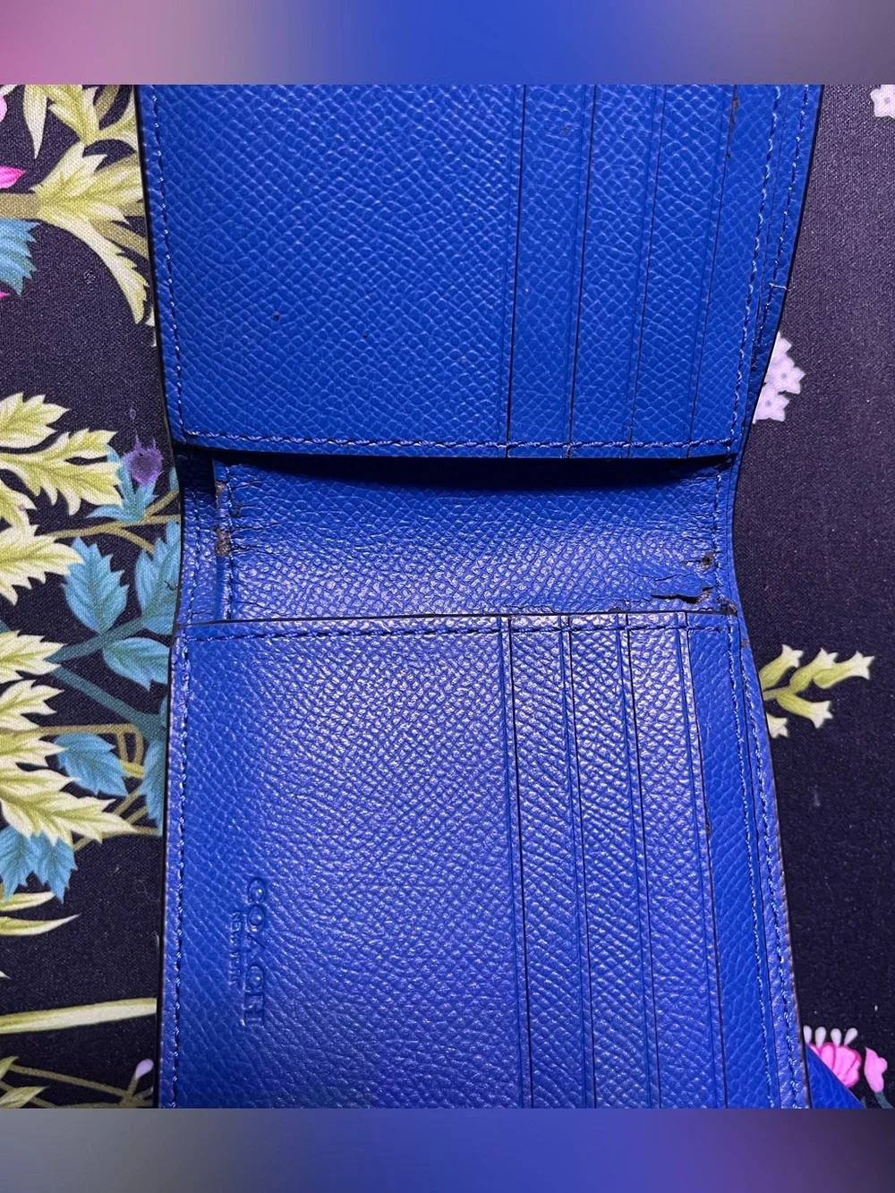 Coach Sport Blue 3 in 1 Bifold Wallet